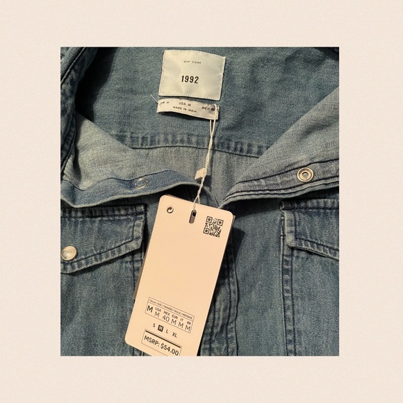 Zipcode 1992 Sleeveless Denim Shirt - Picture 6 of 6